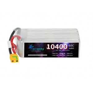 Аккумулятор LiPo Teranty 10400 мАч 60C 22.2V XT90 TLiPO-10400-22.2-60C