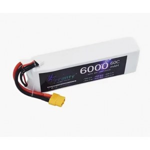 Аккумулятор LiPo Teranty 6000мАч 60C 22.2V XT60 TER-6000-60-6S