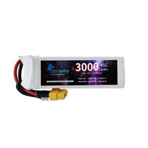 Аккумулятор LiPo Teranty 3000 мАч 45C 14.8V XT60 TER-3000-45-4S