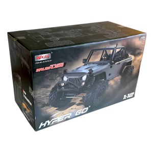 MJX Hyper Go H12Y+ (Серебристый) FOC Brushless 4WD 1:12 — трофи-краулер RTR MJX-H12Y-PLUS