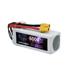 Аккумулятор LiPo Teranty 6000мАч 60C 14.8V XT60 TER-6000-60-4S