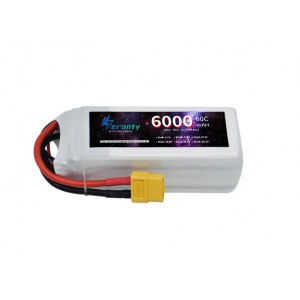 Аккумулятор LiPo Teranty 6000мАч 60C 14.8V XT60 TER-6000-60-4S
