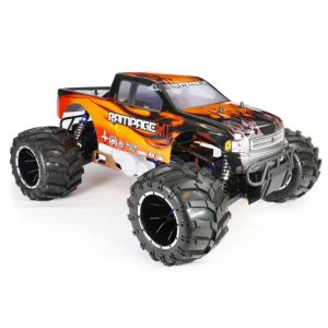 Радиоуправляемая машина на бензине монстр HSP Skeleton 4WD 1:5 - 94050-14050-O