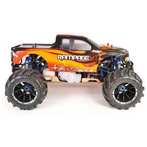 Радиоуправляемая машина на бензине монстр HSP Skeleton 4WD 1:5 - 94050-14050-O