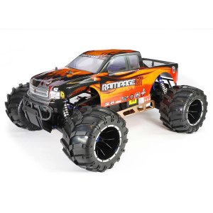 Радиоуправляемая машина на бензине монстр HSP Skeleton 4WD 1:5 - 94050-14050-O
