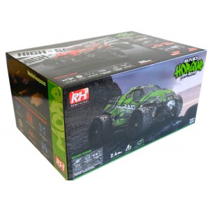 Радиоуправляемый монстр Remo Hobby Brushless (зеленый) 4WD 2.4G 1/14 RTR RH1435