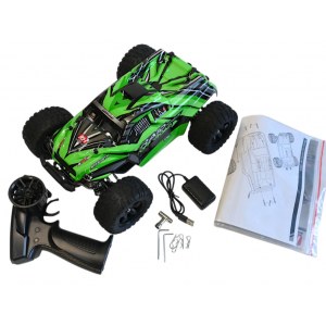 Радиоуправляемый монстр Remo Hobby Brushless (зеленый) 4WD 2.4G 1/14 RTR RH1435