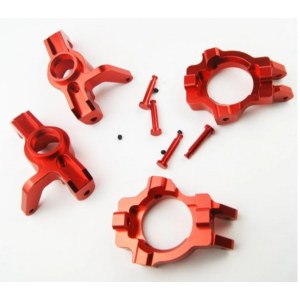 Rofun Кулак поворотный, металл, красный, комплект (LT, Losi, Dtt)