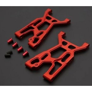 Rofun Рычаг передний нижний, металл, красный, комплект (LT, Losi, Dtt)