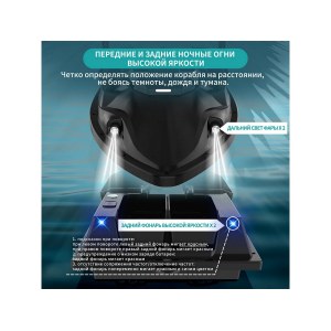 Радиоуправляемый катер для рыбалки Flytec V803 GPS 2.4G RTR Flytec-V803GPS