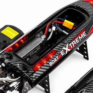 Радиоуправляемый катер Black Extreme 48 см, 55 км/ч Brushless — HJ816PRO-CARBON-BLACK