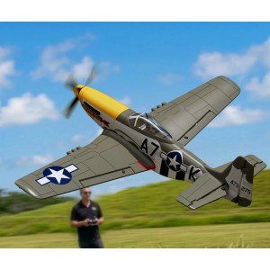 Радиоуправляемый самолет VolantexRC P-51 Mustang Brushless 500 мм RTF TW768-2-RTF