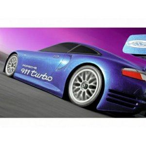Кузов туринг 1/10 - PORCHE 911 TURBO (190MM) - некрашеный