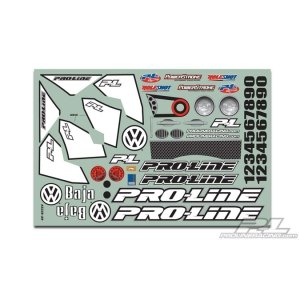 Кузов шорткорс 1/10 - Volkswagen Full Fender Baja Bug (PRO-2 SC, Slash® 2WD and 4WD)