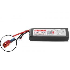 Team Orion Batteries Li-Po 14,8В(4S) 5300mah 50C SoftCase Deans plug with LED charge status