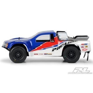 Кузов шорткорс 1/10 - Chevy® Silveradoa 1500 Pro-2 Clear Body for Slash®, Slash® 4X4, SC10, Ultima SC and Blitz