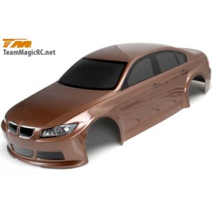 Кузов с обвесом -1/10 BMW320 (190mm/ коричневый/ с отражателями) окрашен