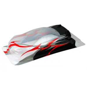 Кузов 1/10 частично окрашен - K Factory Mazda 190mm (Red, base color needed)