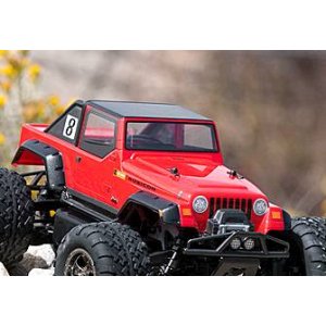 Кузов 1/12 - JEEP WRANGLER RUBICON (SAVAGE XS) некрашеный