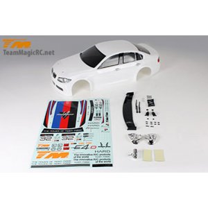 Кузов с обвесом -1/10 BMW320 (190mm/ белый/ с отражателями) окрашен