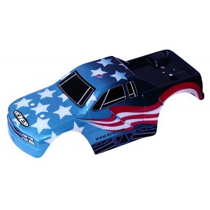 Кузов 1/18 трак - 18MT Body, flag design (окрашен)