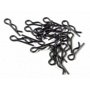 Клипсы кузовные 1/10 (6MM/BLACK) 20шт