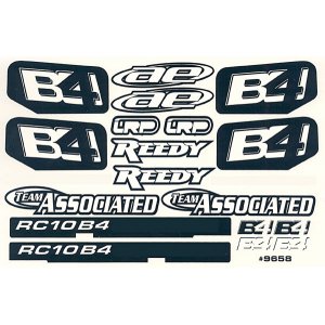 RC10B4 Logo Decal Sheet