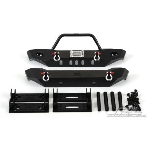 Обвес кузова - Ridge-Line Bumper (Wide) Set for Axial SCX10 w/Standard Width Truck Bodies, REVO, Summit & T/E MAXX w/Standard Width bodies