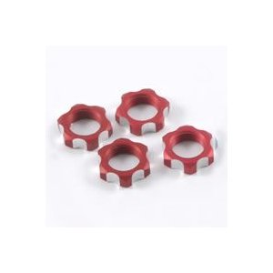 Гайки колес 1/8 - V2 Wheels Nuts 1.00mm Thread - Red (4шт)