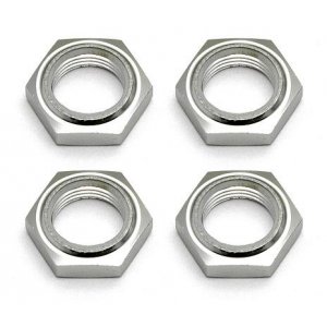 Гайки колес 1/8 контрящиеся - Nyloc , silver (4шт)