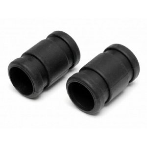 Соединитель силиконовый труба-патрубок 1/5 (BLACK/HI TEMP/2шт)