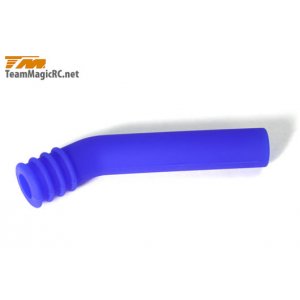 Отвод выхлопных газов для 1/8 (Silicone BLUE) длинный