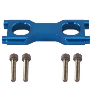 Alum. Bulkhead Brace Front or Rear (Blue): Savage .21/.25