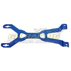Alum. Battery Strap (Blue): Associated SC10