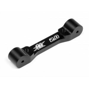 REAR SUSPENSION BLOCK (2 Degrees/Aluminum/Black)