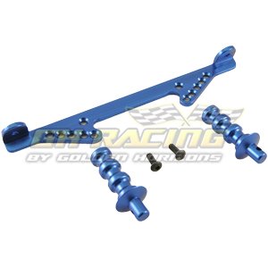 Alum. Front Body Mount (Blue): Traxxas Slash