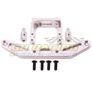 Alum. Rear Body Mount (Silver): Traxxas Stampede/Stampede VXL