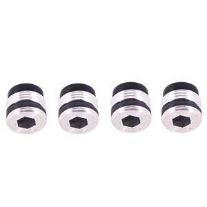 Alum. Pivot Ball Cap (4 PCS) (Silver): REVO 2.5/3.3/Platinum/E-Revo