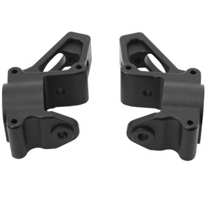 Alum. Front Hub Carrier Set (Black): HPI Baja 5b