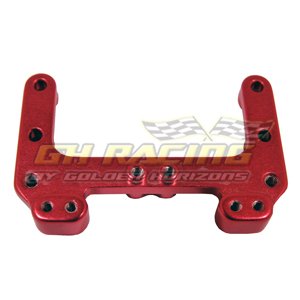 Alum. Rear Brace (Red): Associated SC10