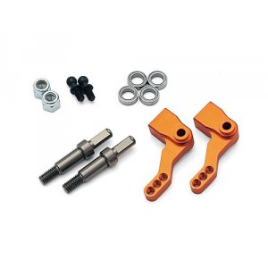 Опционные детали передней подвески - ALUMINUM STEERING KNUCKLE SET (FOAM TIRE/ORANGE)