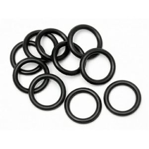 Кольца силиконовые P10 (10X2MM/BLACK) 10шт
