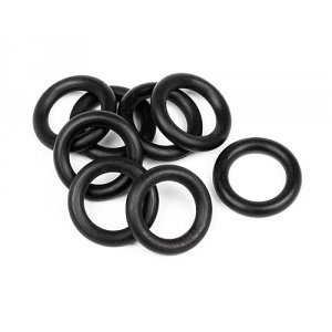 Кольца силиконовые 7x11x2.0mm (BLACK) 8шт