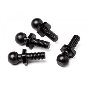 Шаровые наконечники 4.7x14mm (BLACK/ 4шт)