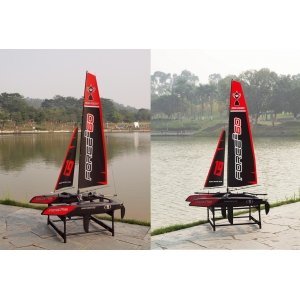 Joysway Force2 65 Twin hull 660mm sailboat 2.4GHz RTR, MODE 2