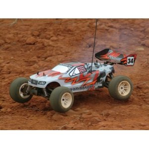 Радиоуправляемый трагги Thunder Tiger Tomahawk ST Yellow Edition 4WD RTR масштаб 1:10 2.4G - 6197-F283