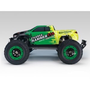 Радиоуправляемый монстр Thunder Tiger MTA-4 Sledge Hammer S50 V2 Green Edition 4WD RTR масштаб 1:10 2.4G - 6225-F104