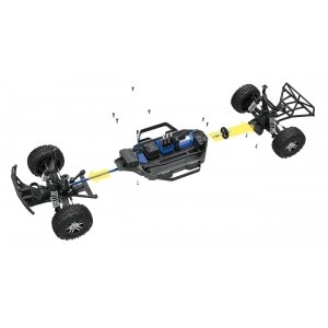 TRAXXAS Slash 4x4 VXL Brushless 1/10 RTR OBA