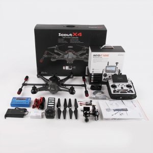 Scout X4  FPV 2 + DEVO F12E ( FPV radio ) с аккумулятором, з/у, 3D-подвесом, камерой iLook+, Ground station