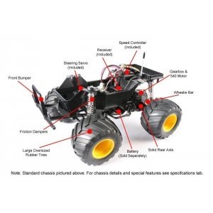 Внедорожник 1/10 - XB Lunch Box Black Edition (2.4ГГц)